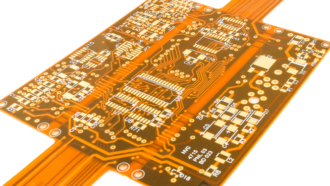 Flex and rigid-flex-circuit-board